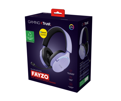 Słuchawka bezprzewodowa Trust GXT491P FAYZO WIRELESS (Fioletowy)